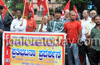 Unhappy over budgetary proposals, CPI(M) stages protest